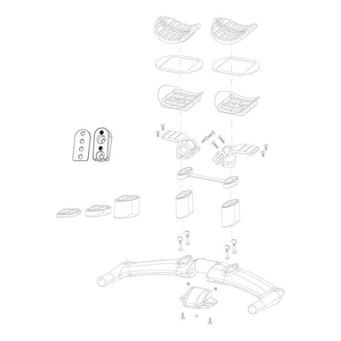 Kit de cale d'angle d'accoudoir Vuka Aero C1