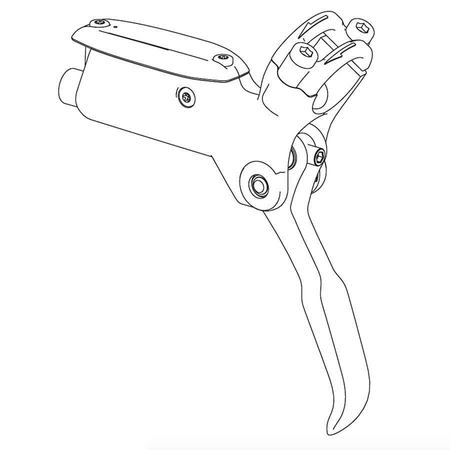 SRAM - Level T Gen 2 Hydraulic MTB Brake Levers _ Unite - B1keparts.com