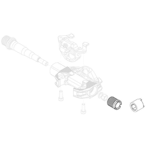 Look - 2 plugs kit + tool - Torque 4 Nm Black X-TRACK RACE Pedal Parts and Accessories _ Unite - B1keparts.com