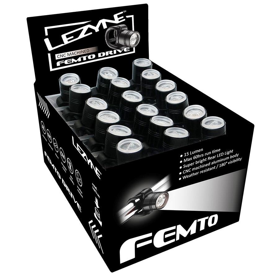 Lezyne - Femto Counter Display Lights _ Unite - B1keparts.com