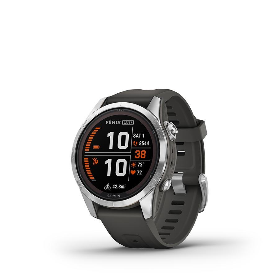 Garmin - fenix 7S Pro Solar, Glass Watches _ Unite - B1keparts.com