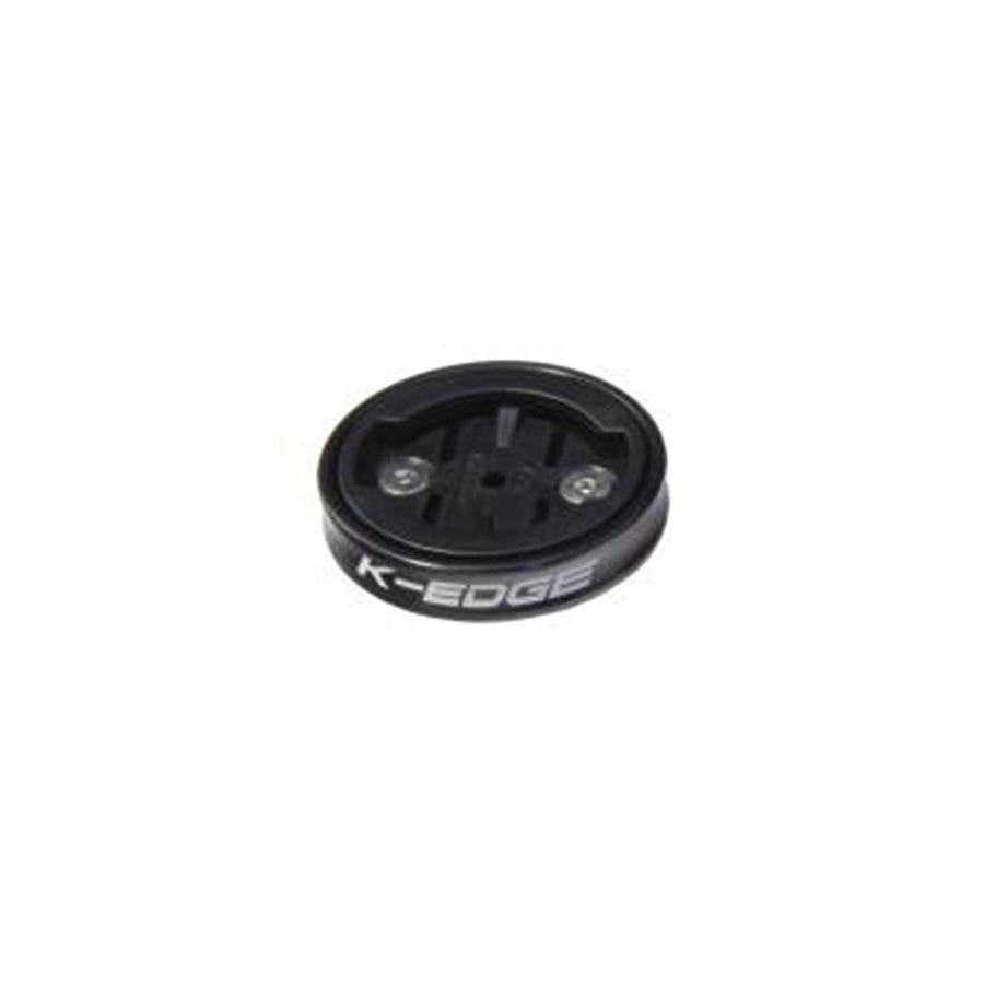 K-Edge, Gravity Cap Garmin 1/4 Turn, Top cap mount, Black