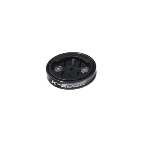 K-Edge, Gravity Cap Garmin 1/4 Turn, Top cap mount, Black