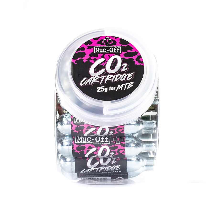 Muc-Off - CO2 Refill MTB Cartridges, Qty 25 Jar, 25g CO2 Cartridges _ Unite - B1keparts.com